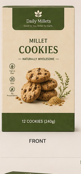 Millet cookies