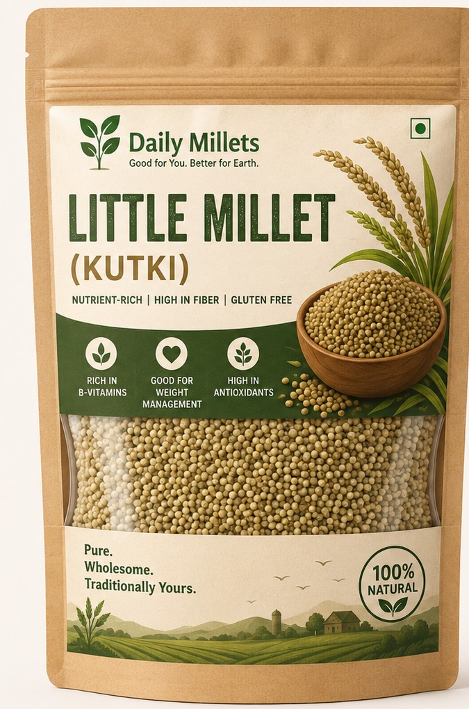 Little Millet Kutki packaging